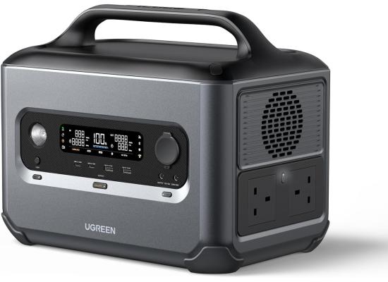 UGREEN Portable Power Station 1024Wh PowerRoam 1200 Solar Generator, LiFePO4 Battery, 1.5H Fast Charging, 1200W AC Outlets(2500W Peak) for Outdoor Camping/Home Backup/RVs (Solar Panel Optional)